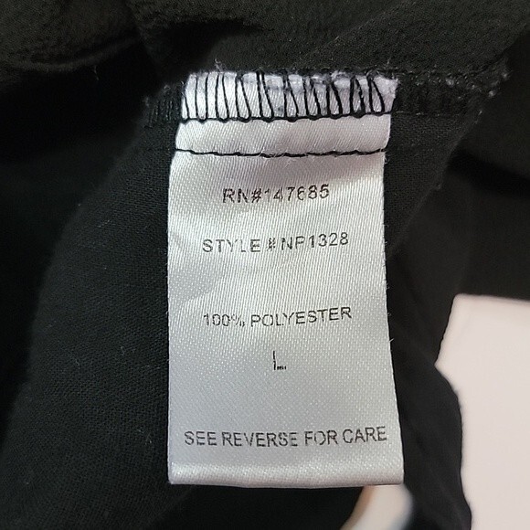 NUDE Deep V-neck Flowy Wide Leg Jumpsuit size L - Picture 9 of 9